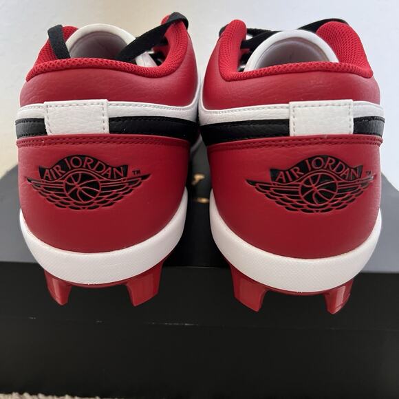 Nike Air Jordan 1 Retro MCS Low Chicago Red Baseball Cleats CJ8524-611 Sz 14 New main image 9